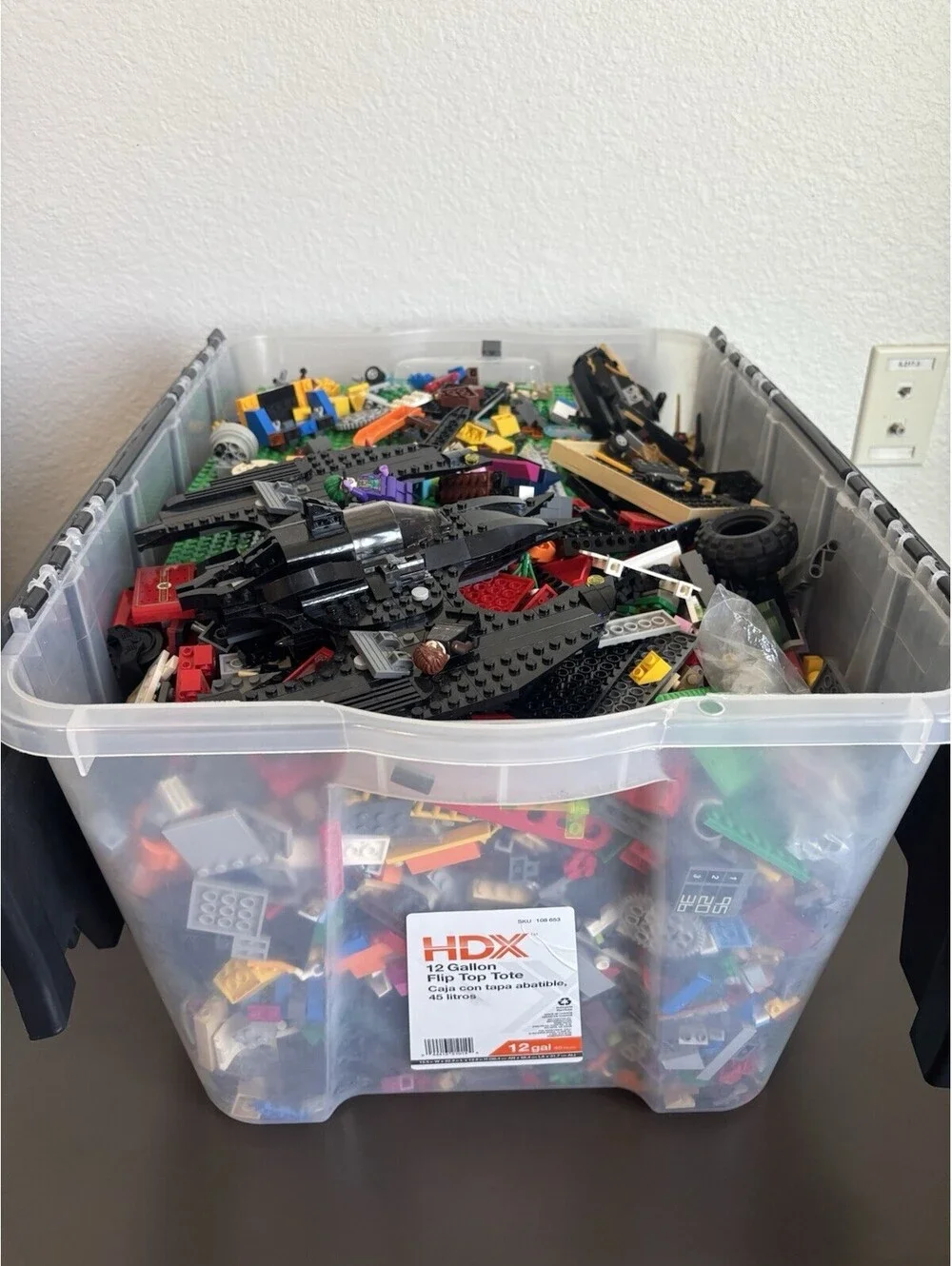 LEGO 30 lbs Bulk Lot Random Parts Pieces Bricks Plates Mini Figs